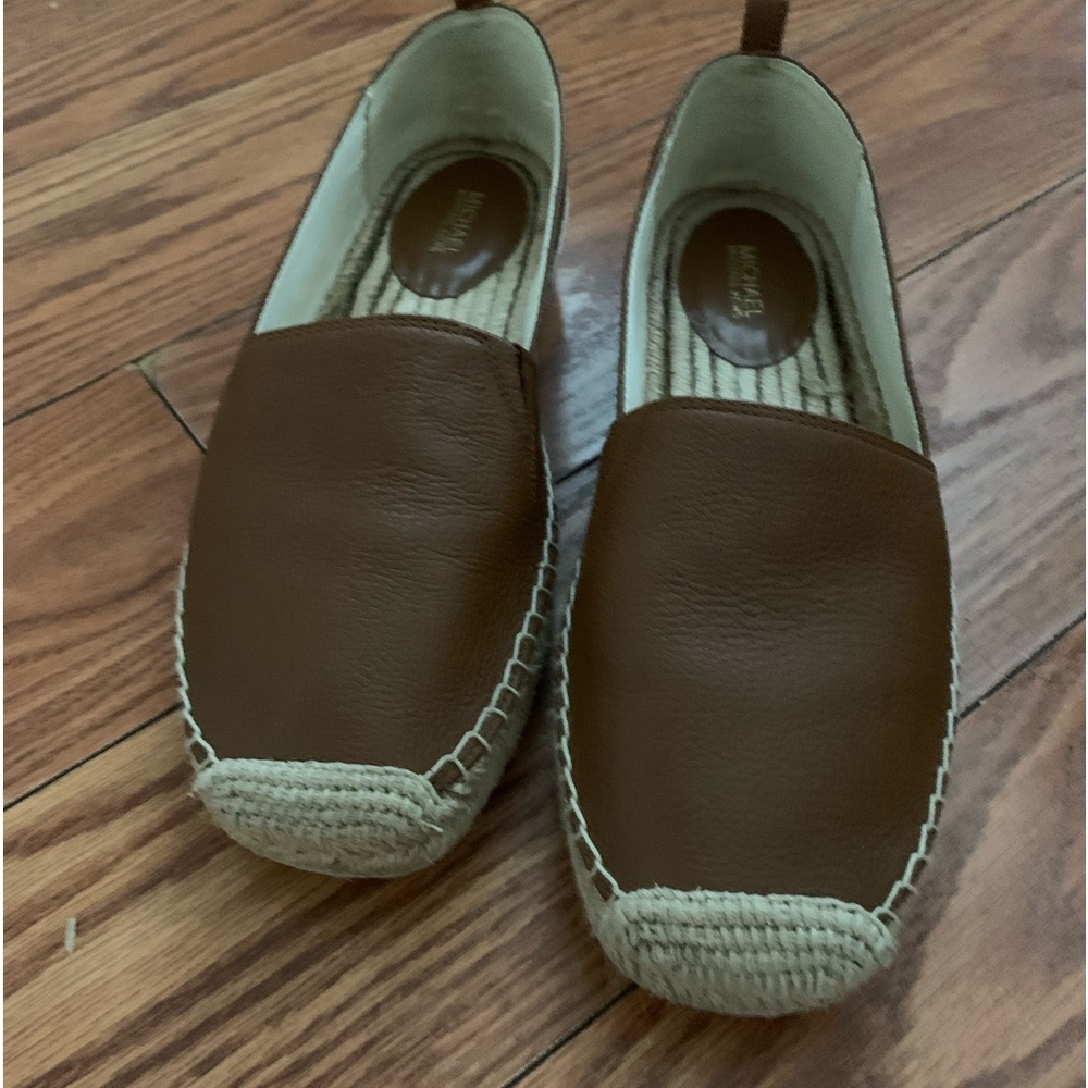 Michael Kors leather loafer shoes women size 8